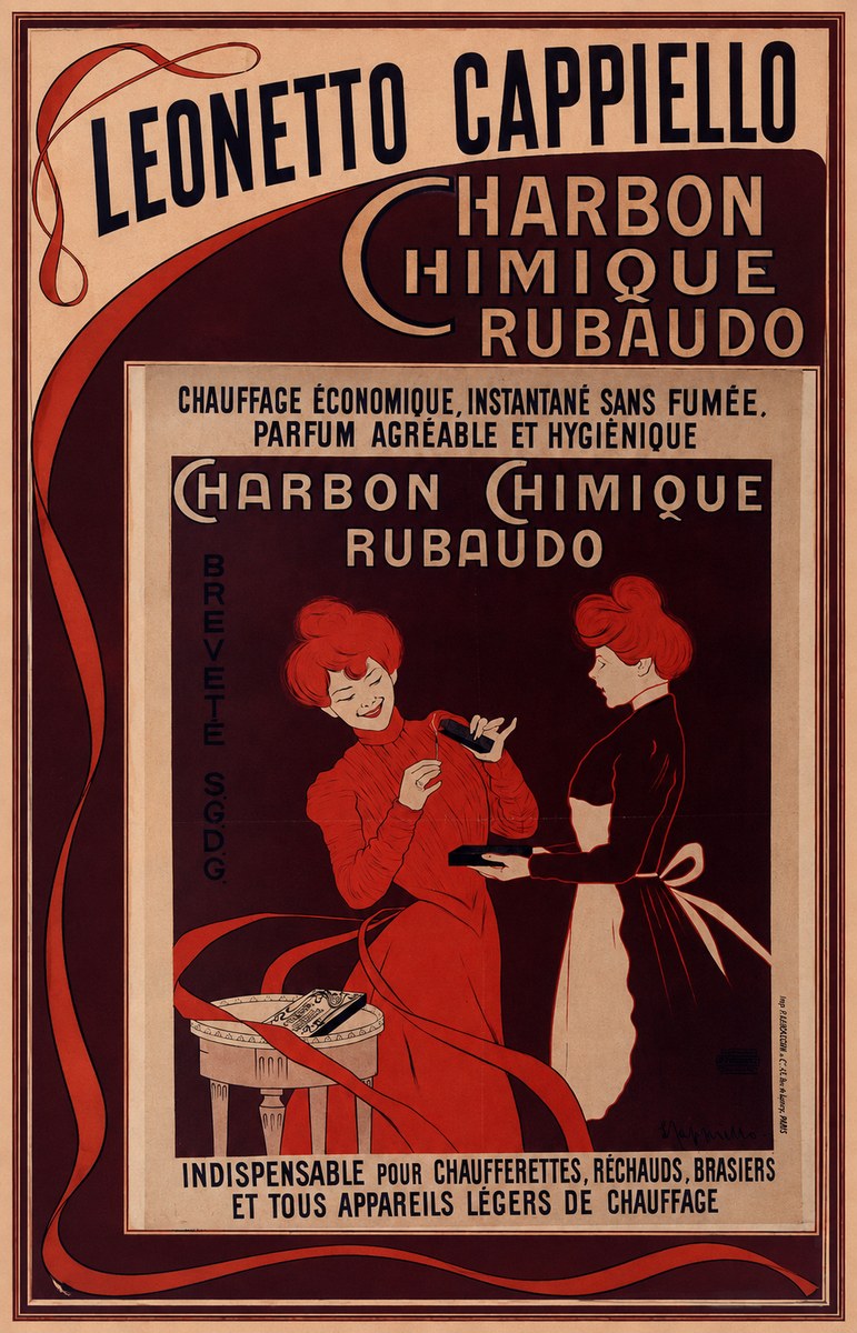 Leonetto Cappiello Charbon Chimique Rubaudo No1 - Póster