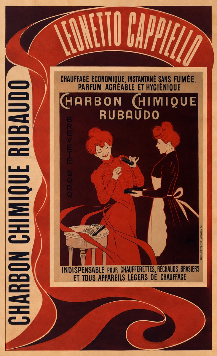 Leonetto Cappiello Charbon Chimique Rubaudo No2 - Póster