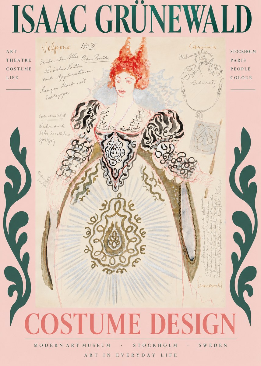 Isaac Grünewald Volpone No Ii No3 - Póster