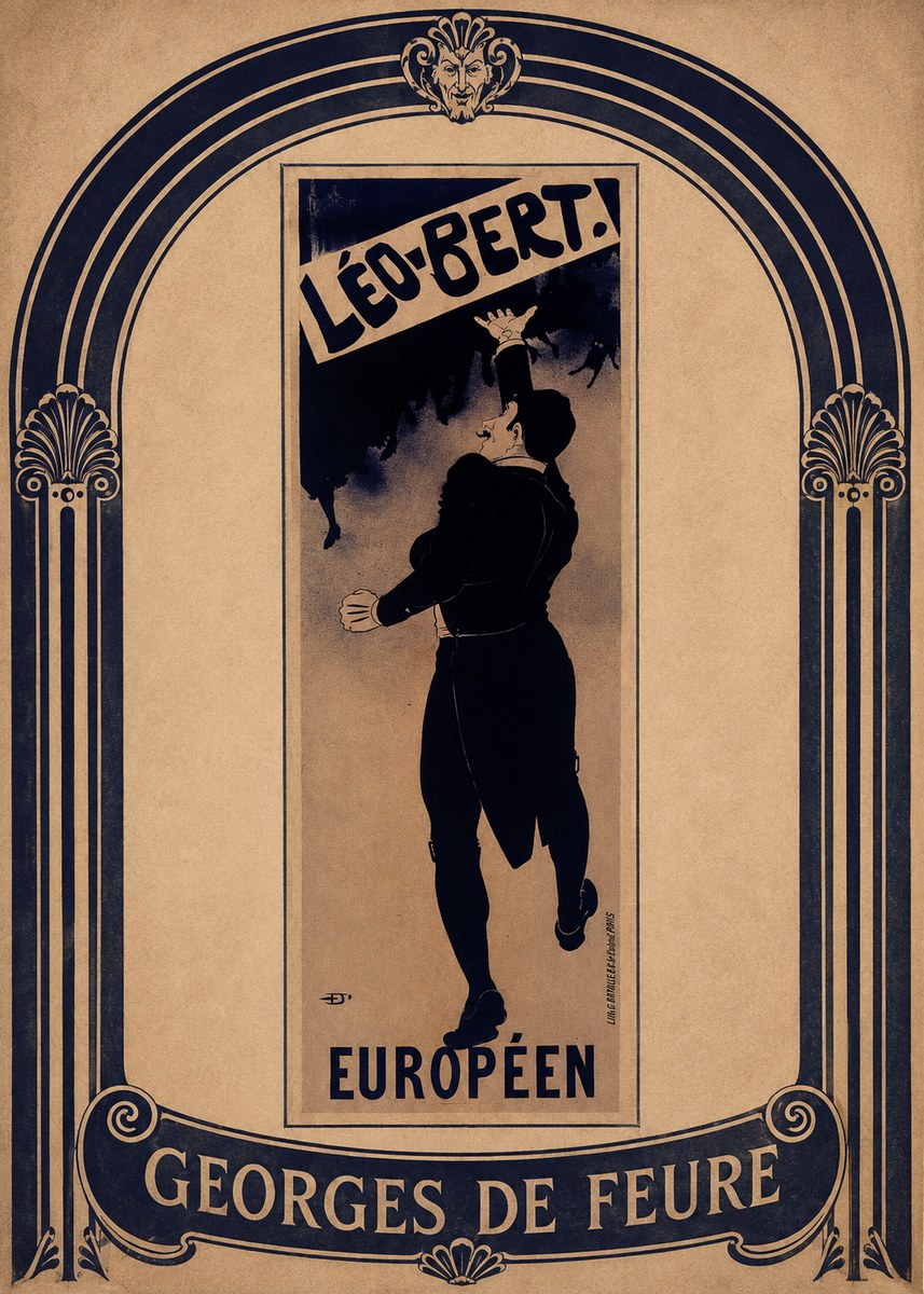 Georges de Feure Léo-bert! I No6 - Póster