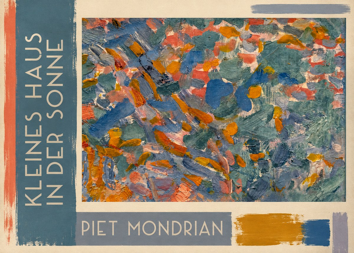 Piet Mondrian Kleines Haus in Der Sonne I No2 - Póster