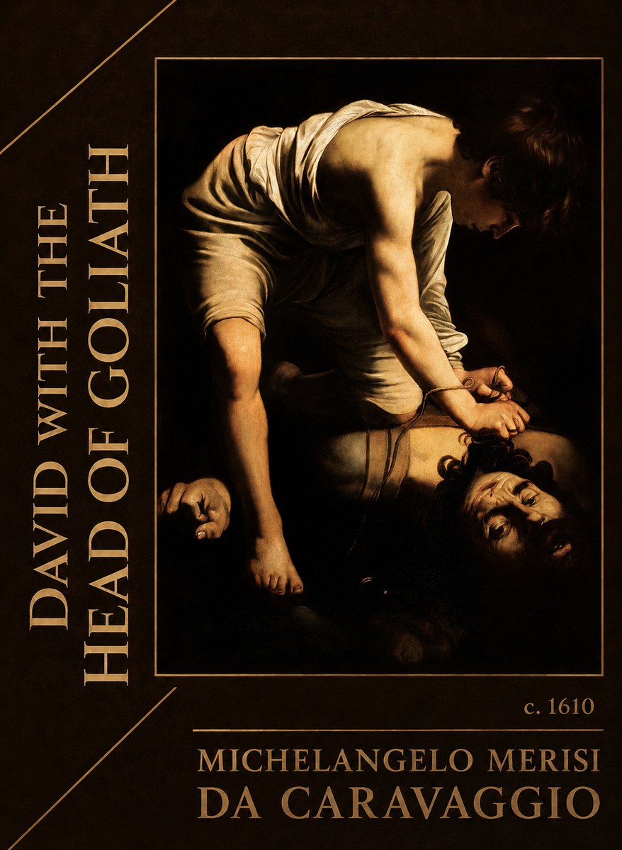 Michelangelo Merisi da Caravaggio David with the Head of Goliath I No2 - Póster