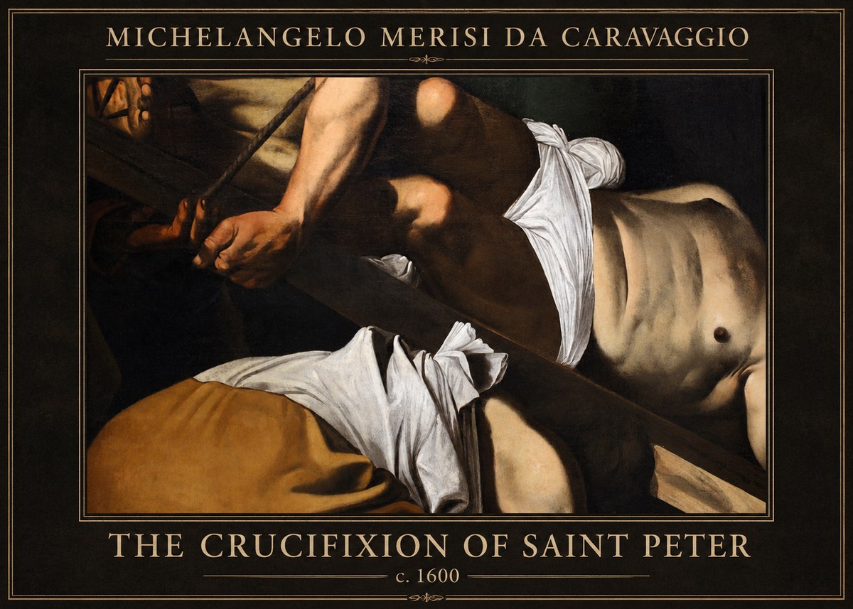 Michelangelo Merisi da Caravaggio The Crucifixion of Saint Peter I No1 - Póster