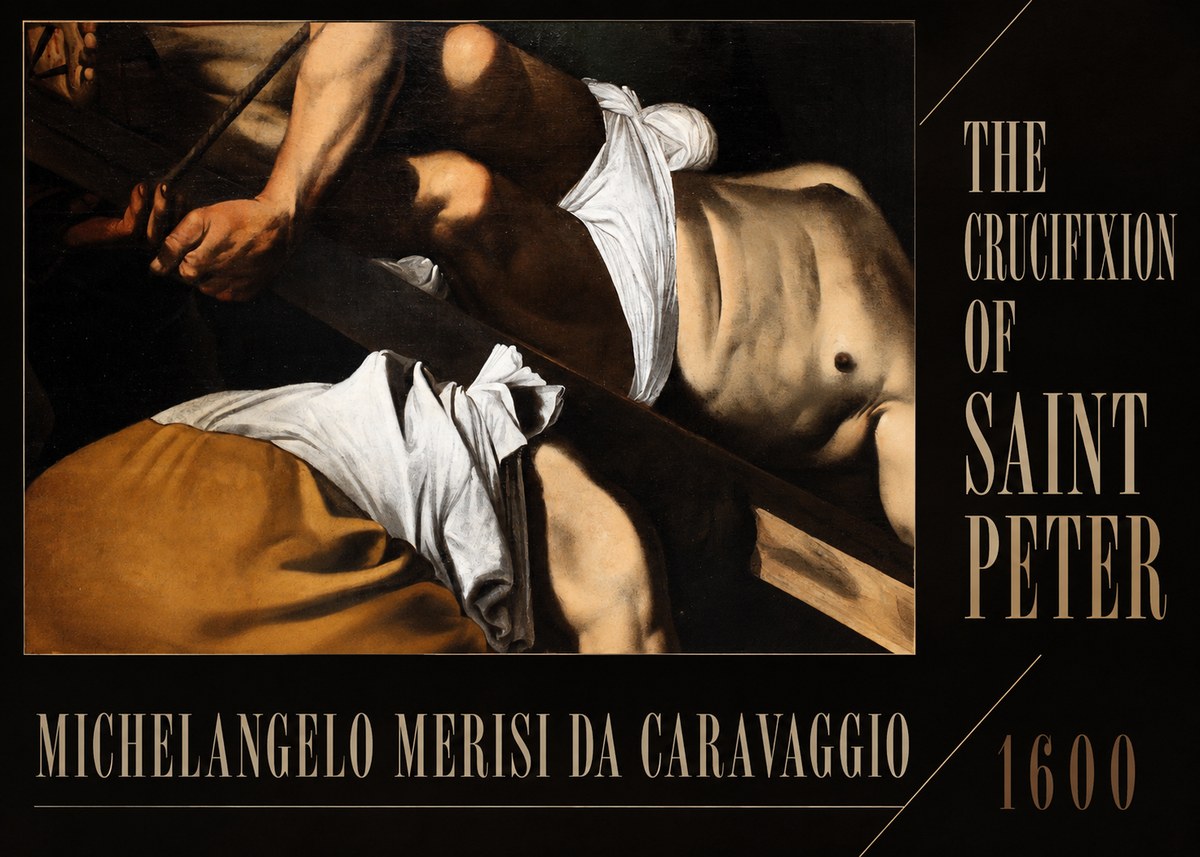 Michelangelo Merisi da Caravaggio The Crucifixion of Saint Peter I No5 - Póster