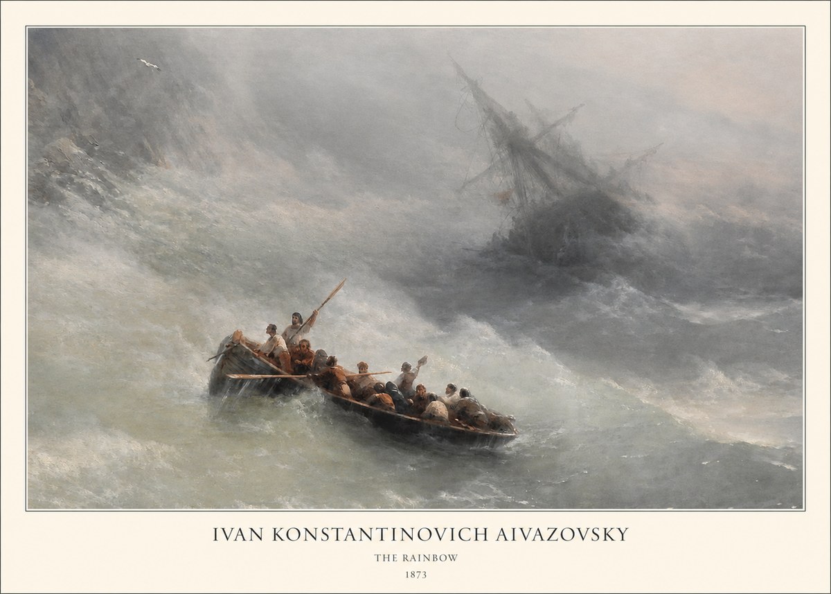 Ivan Konstantinovich Aivazovsky The Rainbow No1 - Póster