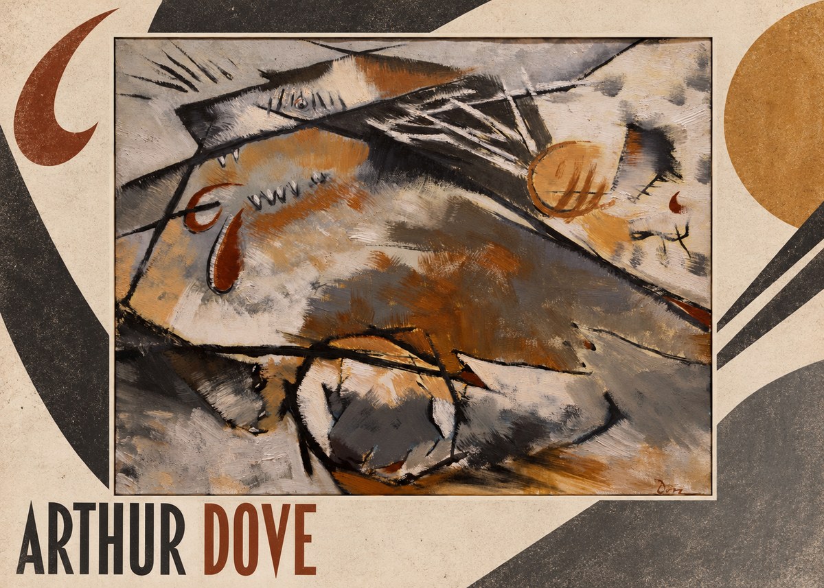 Arthur Dove Pagan Philosophy No4 - Póster