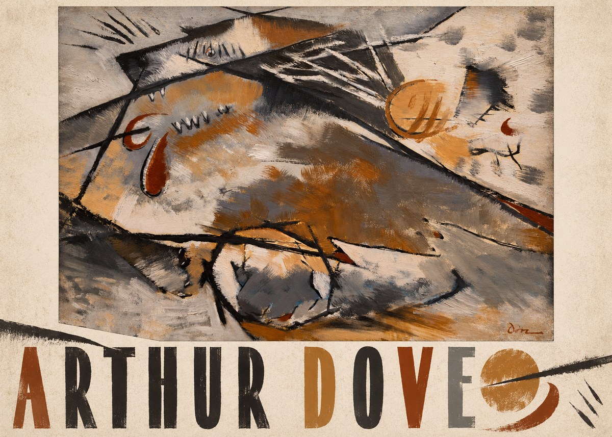 Arthur Dove Pagan Philosophy No5 - Póster
