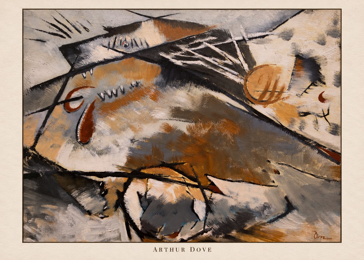 Arthur Dove Pagan Philosophy No6 - Póster