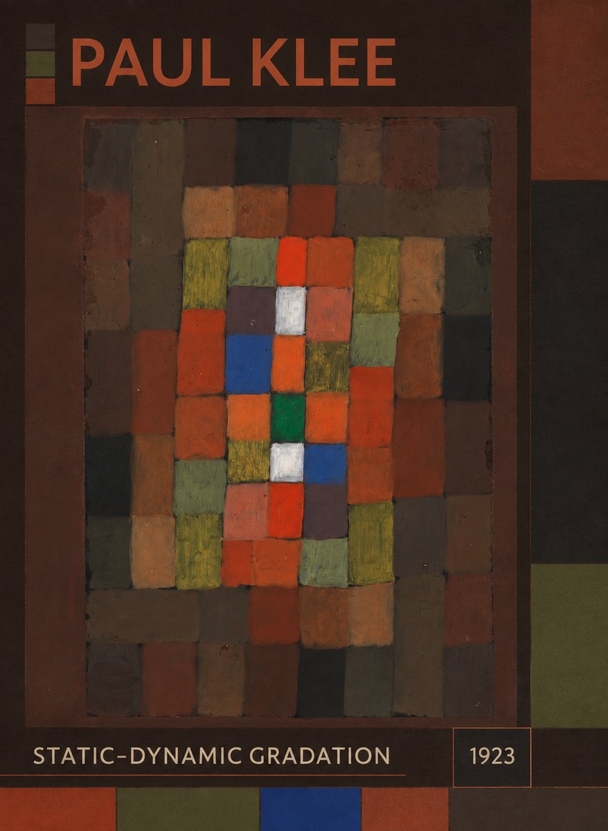 Paul Klee Static-dynamic Gradation No1 - Póster