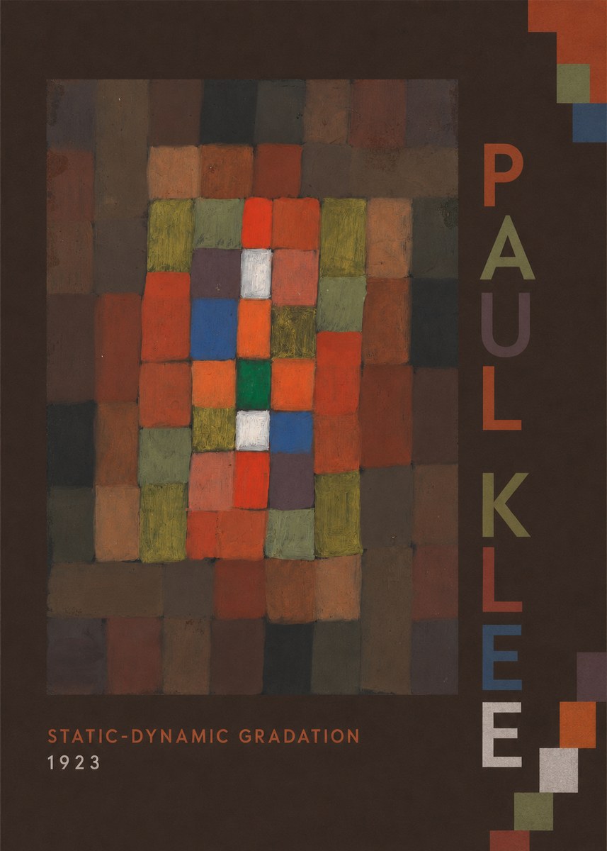 Paul Klee Static-dynamic Gradation No4 - Póster