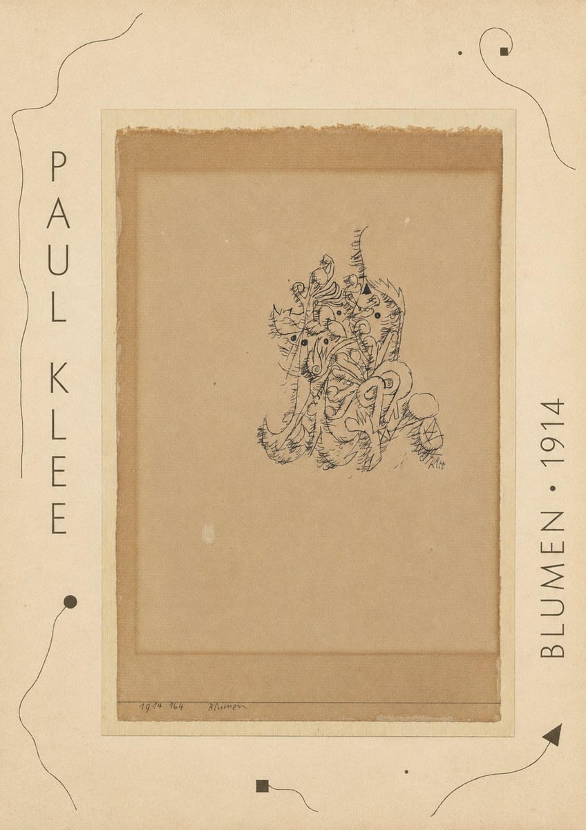 Paul Klee Blumen I No3 - Póster
