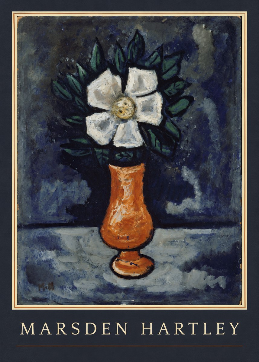 Marsden Hartley Flower in Vase No1 - Póster
