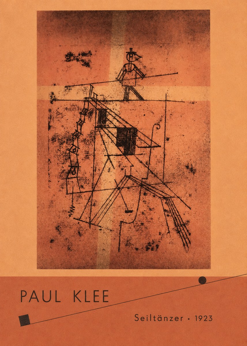 Paul Klee Seiltänzer I No4 - Póster