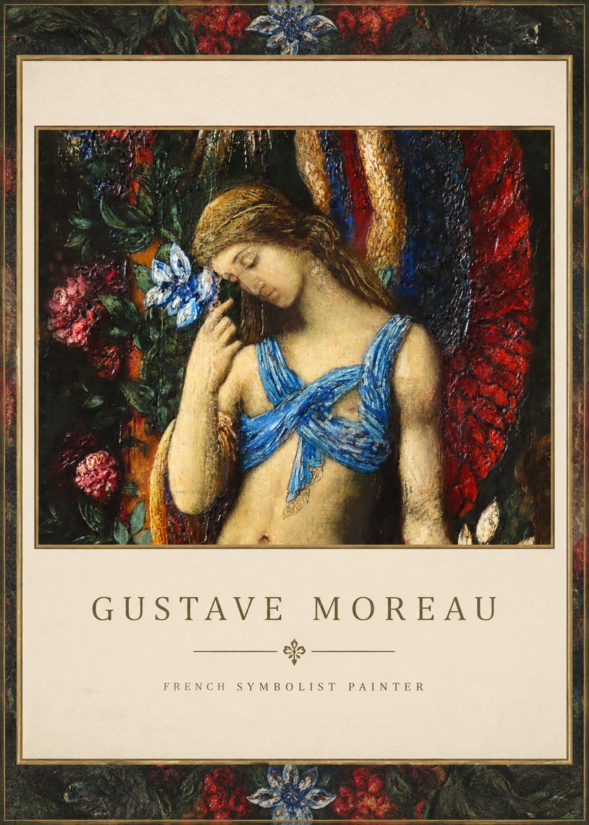 Gustave Moreau The Angel of Death No1 - Póster