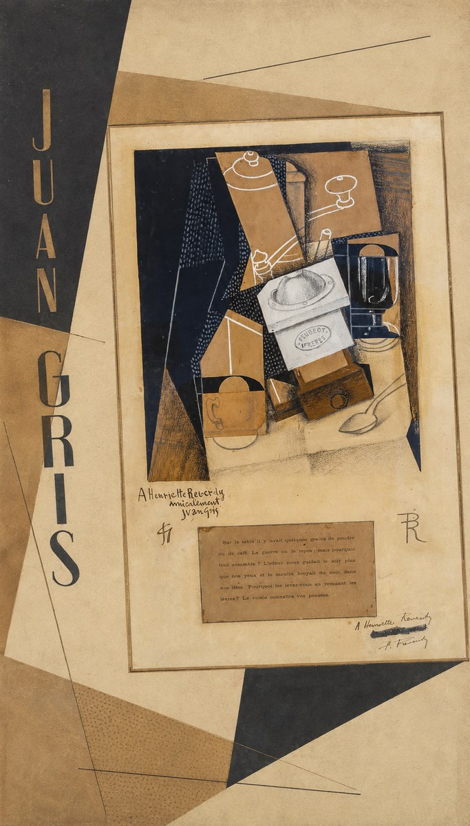 Juan Gris Still Life with Coffee Grinder I No2 - Póster