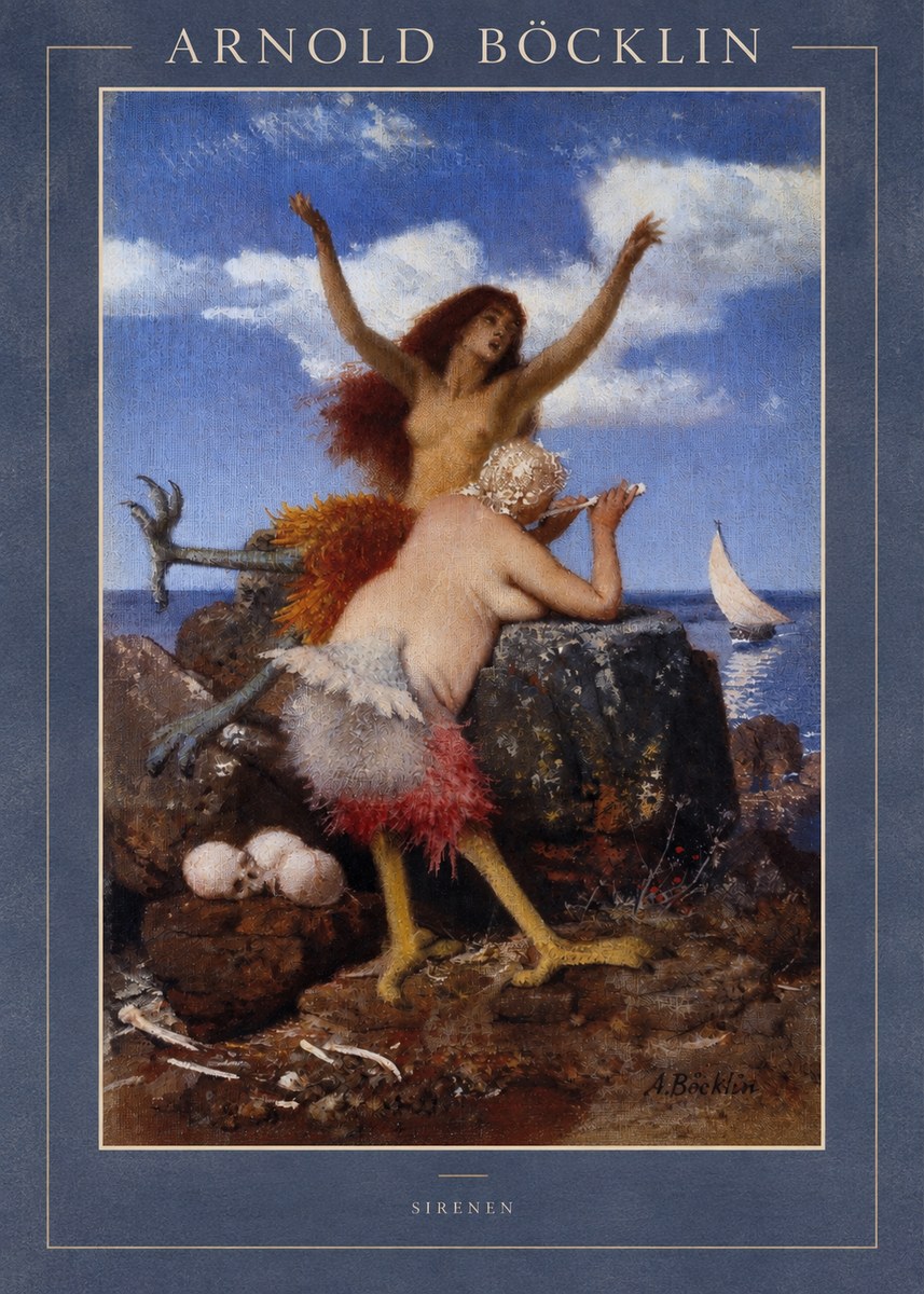 Arnold Böcklin Sirenen No2 - Póster