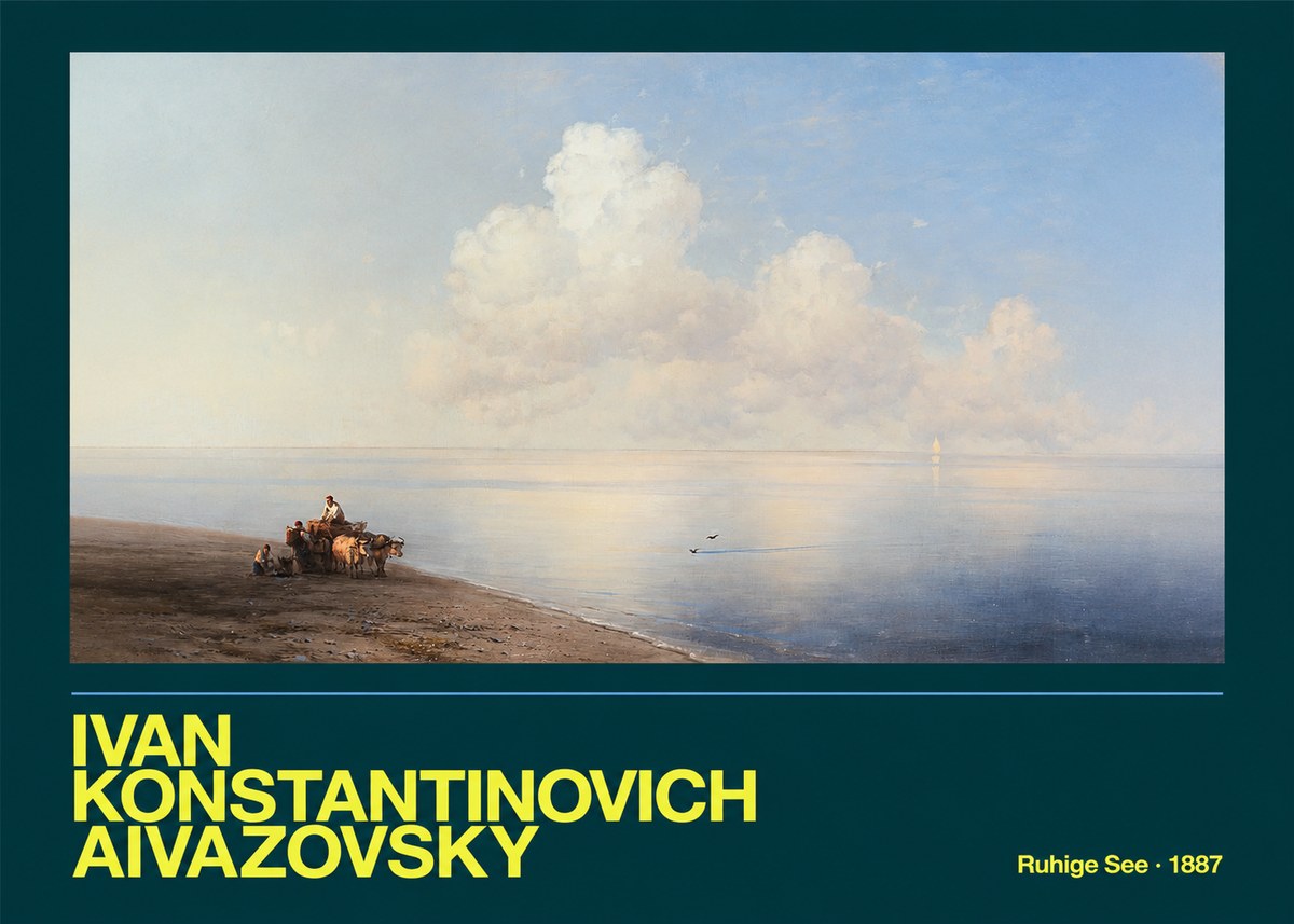 Ivan Konstantinovich Aivazovsky Ruhige See No4 - Póster