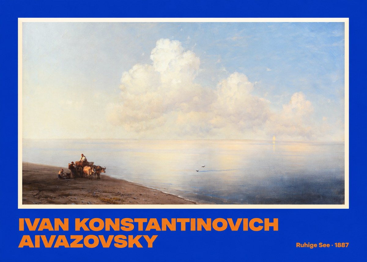 Ivan Konstantinovich Aivazovsky Ruhige See No6 - Póster
