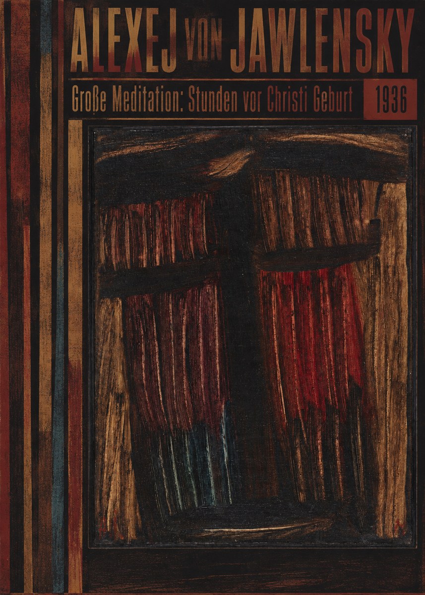 Alexej von Jawlensky Große Meditation: Stunden Vor Christi Geburt No5 - Póster