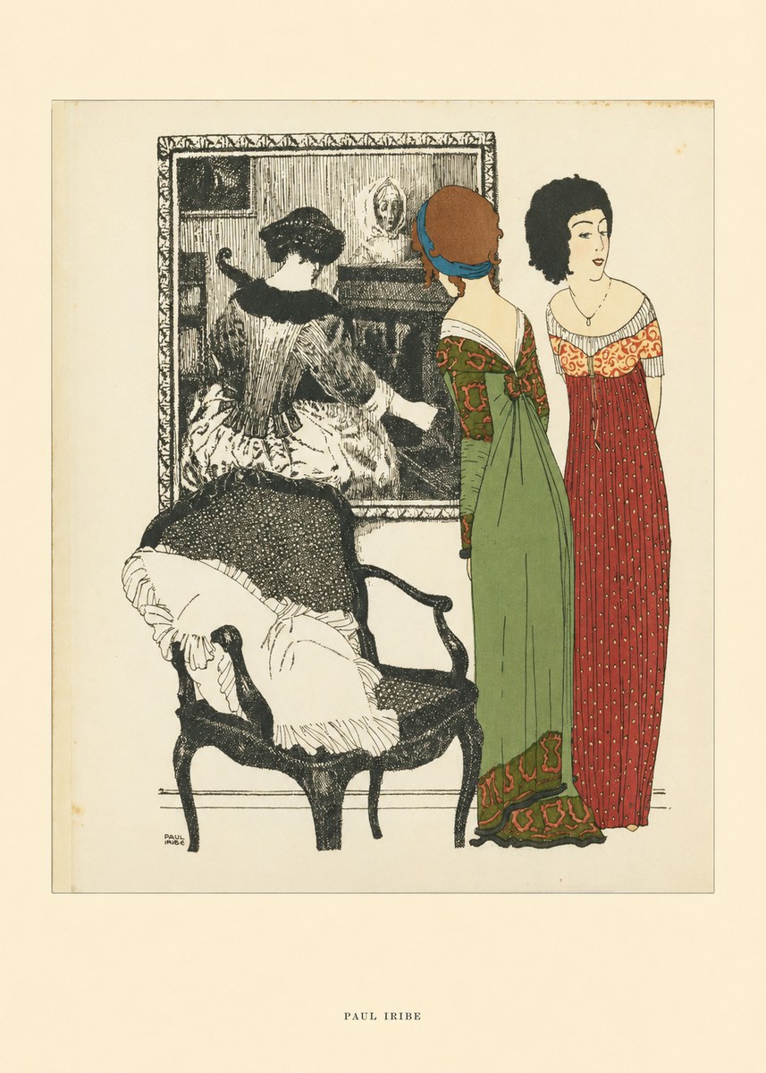 Paul Iribe Elegant Interior Scene No6 - Póster