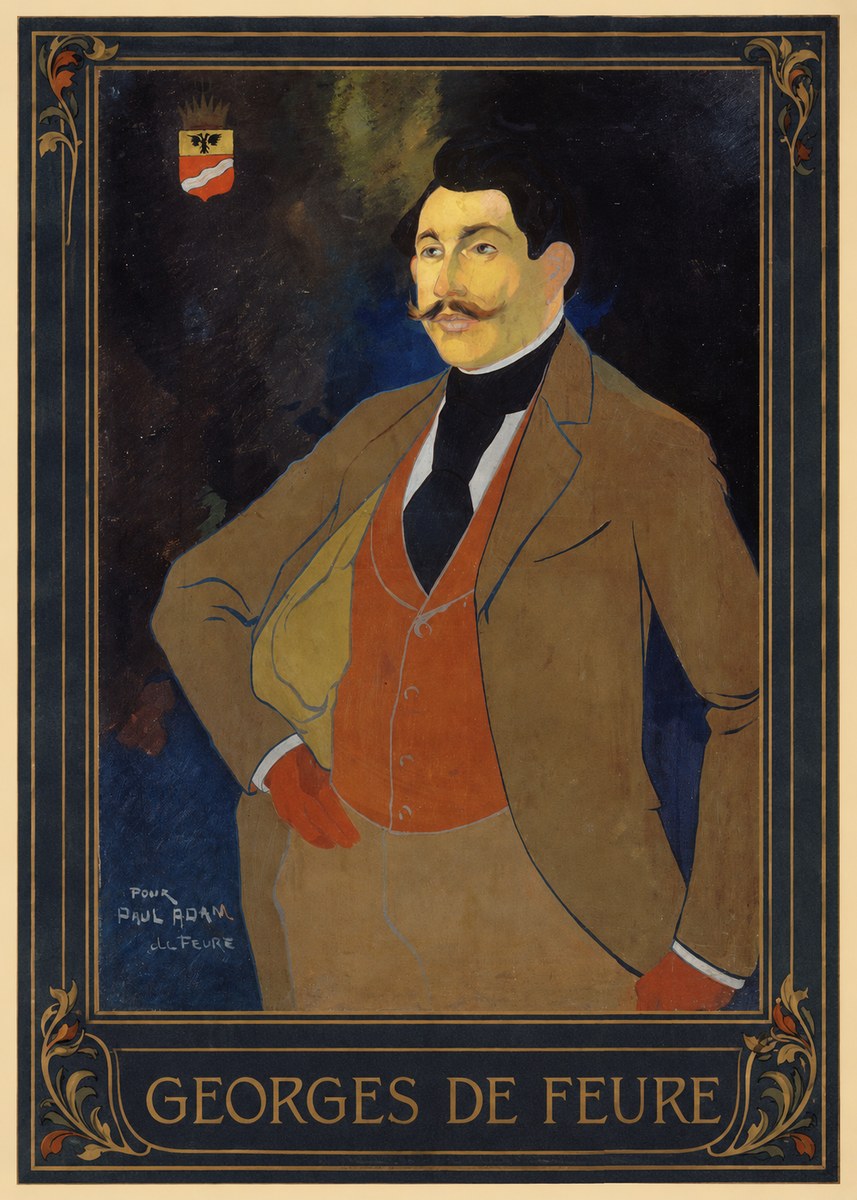 Georges de Feure Portrait De Paul Adam No3 - Póster