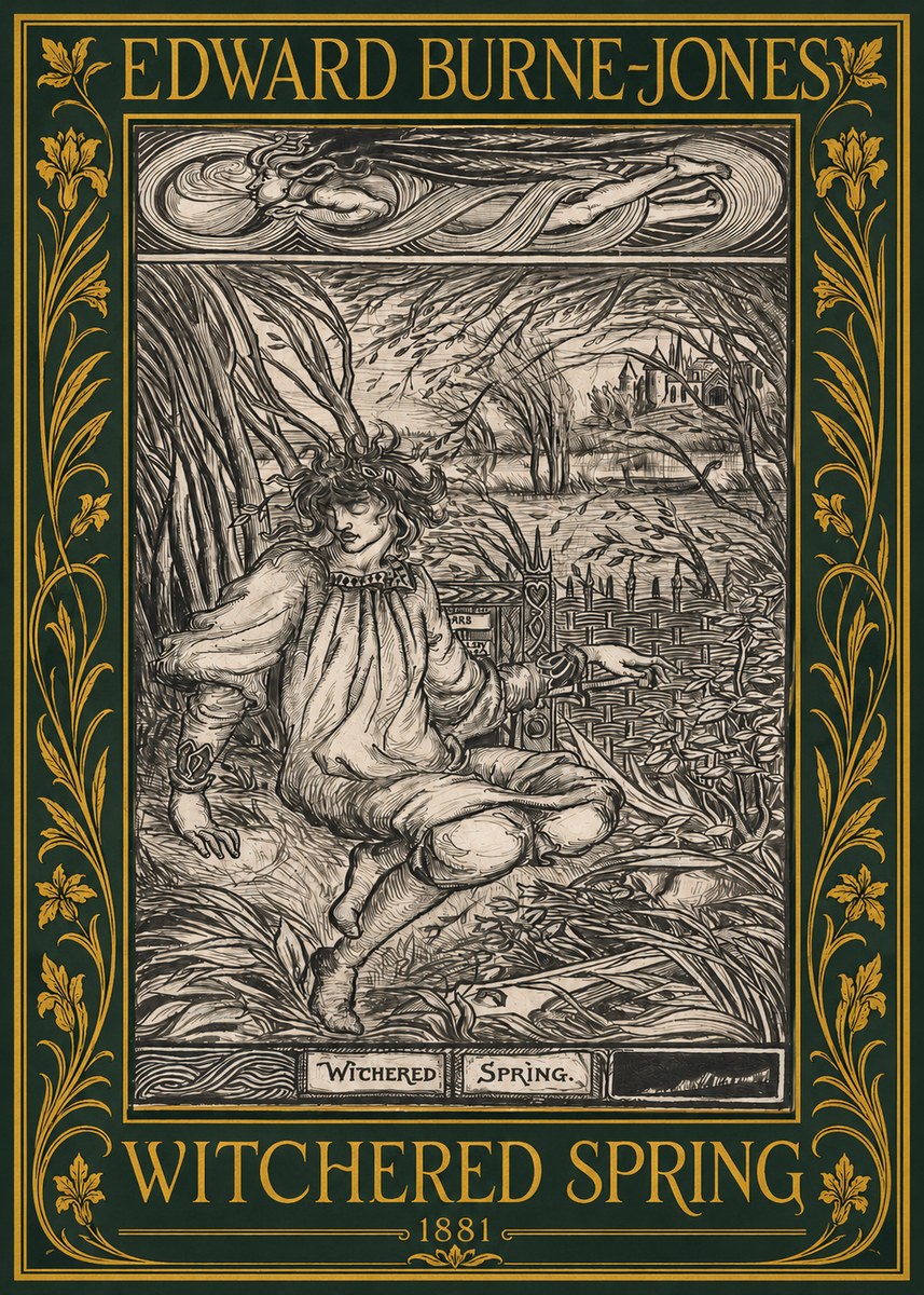 Edward Burne-Jones Withered Spring No2 - Póster