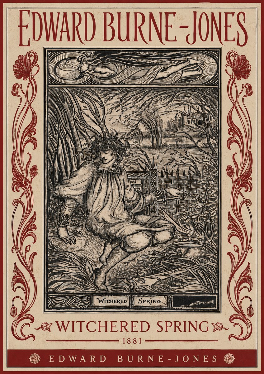 Edward Burne-Jones Withered Spring No4 - Póster