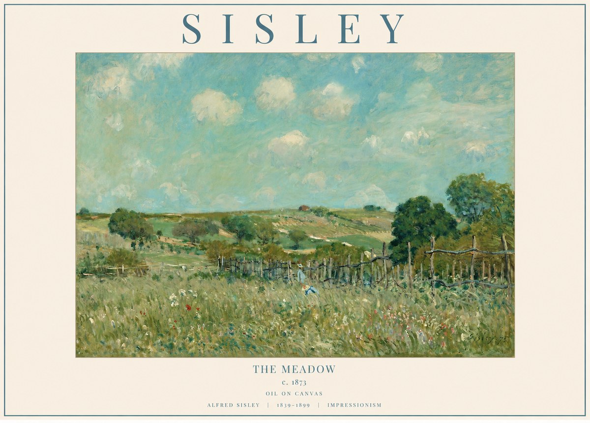 Sisley The Meadow No1 - Póster