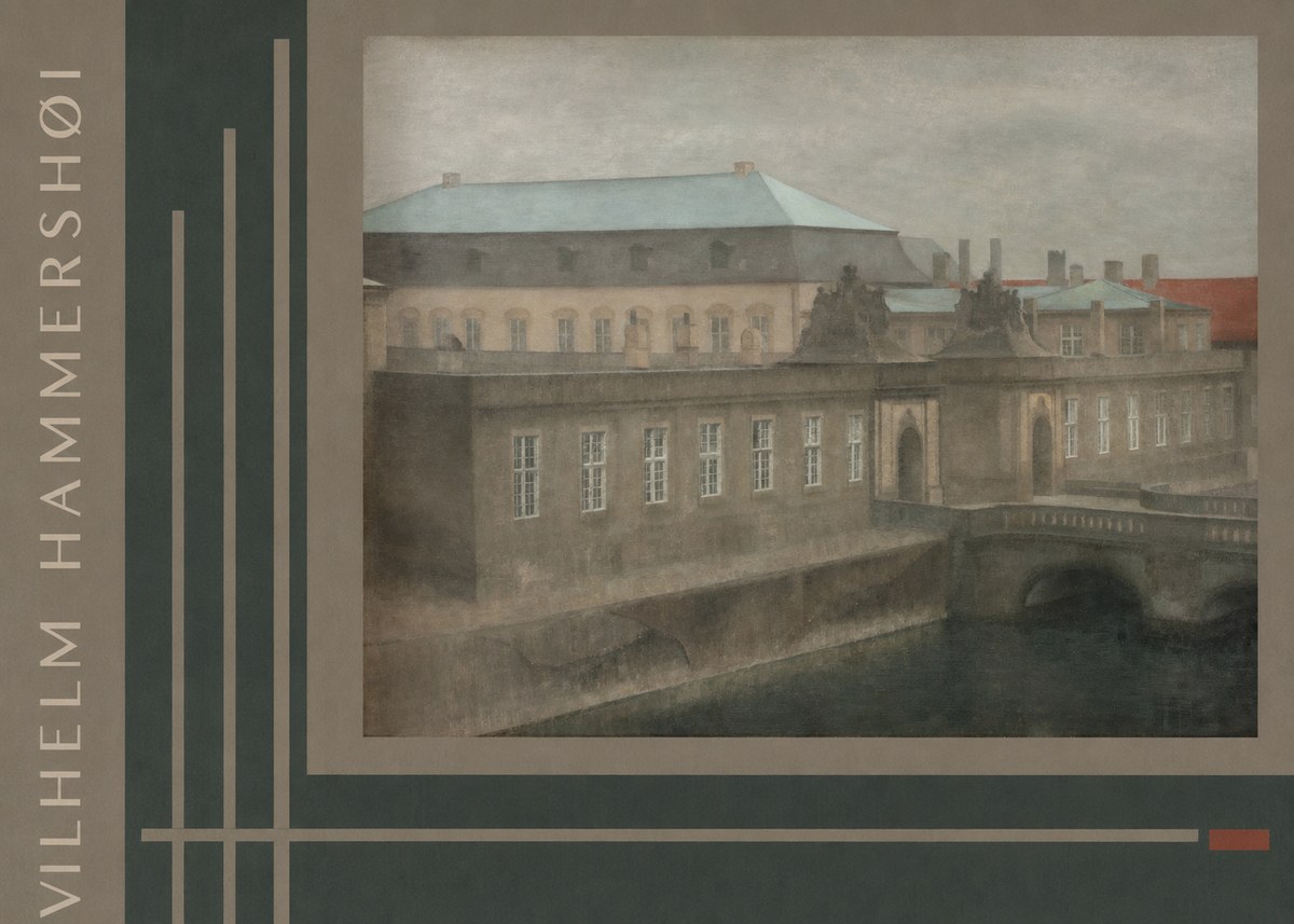 Vilhelm Hammershøi The Old Christiansborg, Late Autumn No5 - Póster