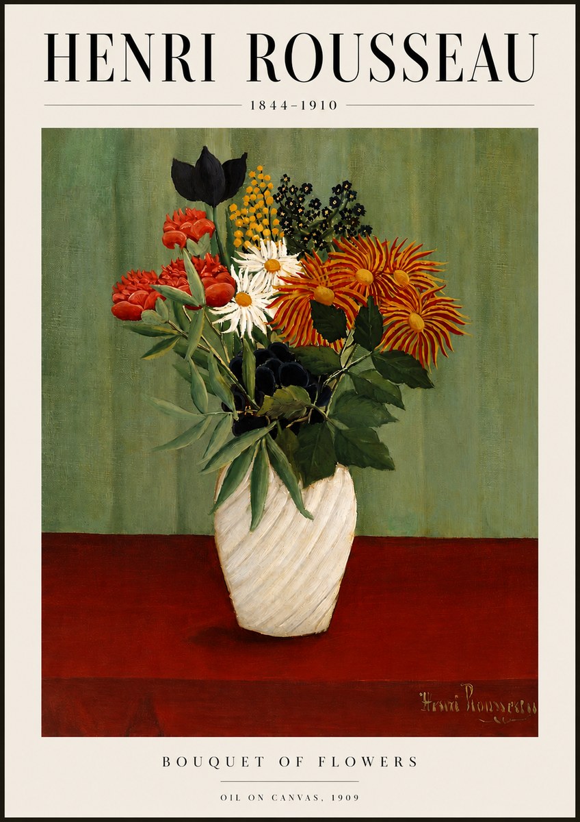 Rousseau Bouquet of Flowers No3 - Póster