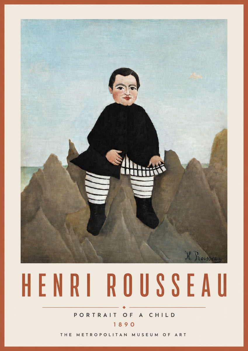 Rousseau Portrait of a Boy No5 - Póster