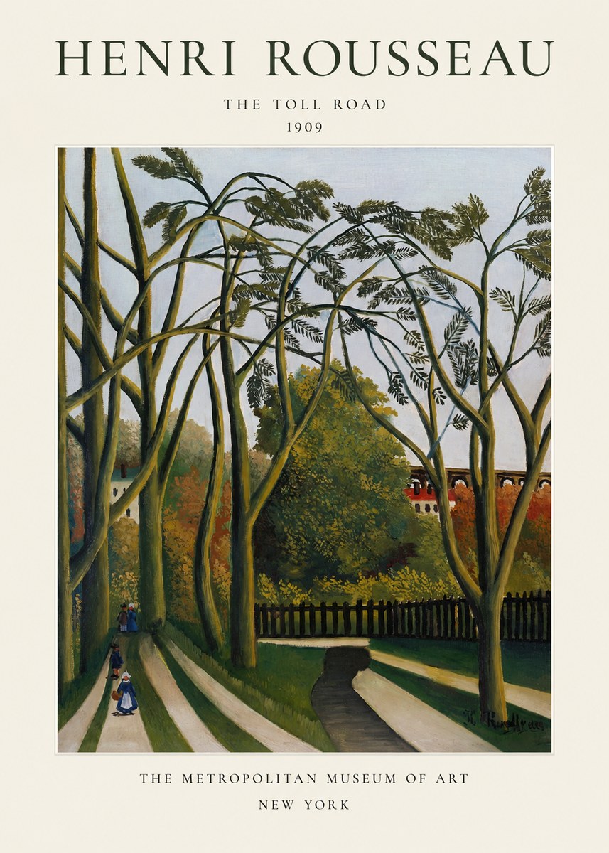 Rousseau The Toll Road No1 - Póster
