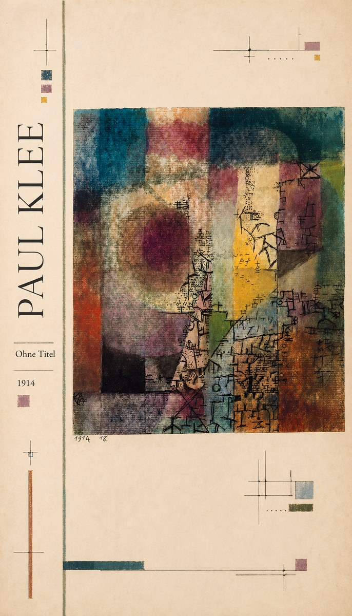 Paul Klee Ohne Titel I No2 - Póster