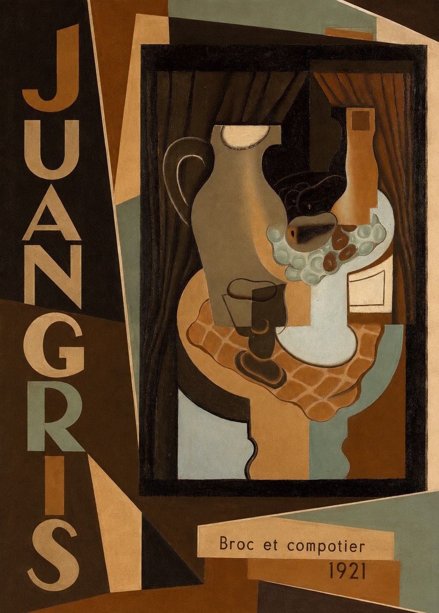 Juan Gris Broc Et Compotier No2 - Póster