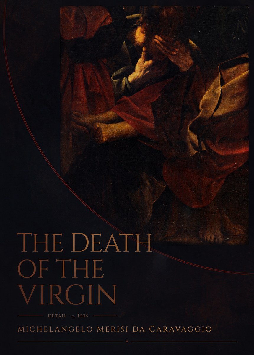 Michelangelo Merisi da Caravaggio The Death of the Virgin – Detail No4 - Póster