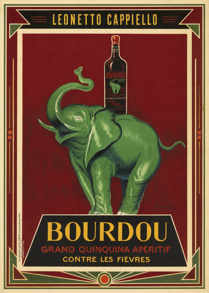 Leonetto Cappiello Bourdou No1 - Póster