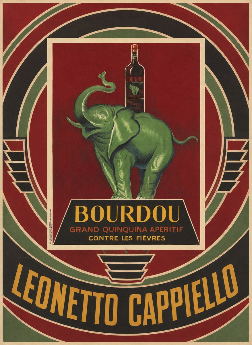 Leonetto Cappiello Bourdou No4 - Póster