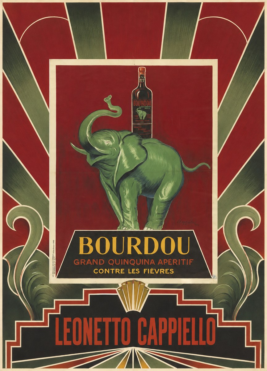 Leonetto Cappiello Bourdou No6 - Póster