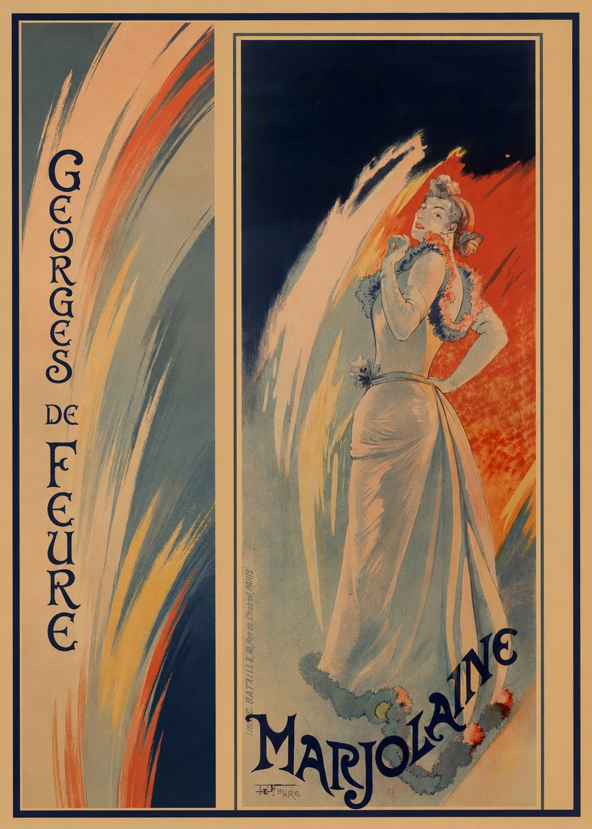 Georges de Feure Marjolaine No2 - Póster
