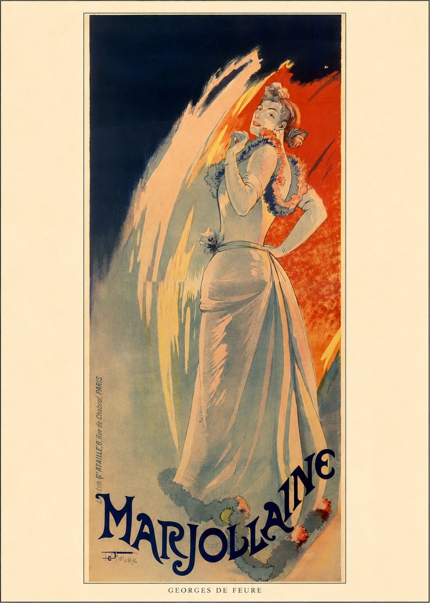 Georges de Feure Marjolaine No6 - Póster