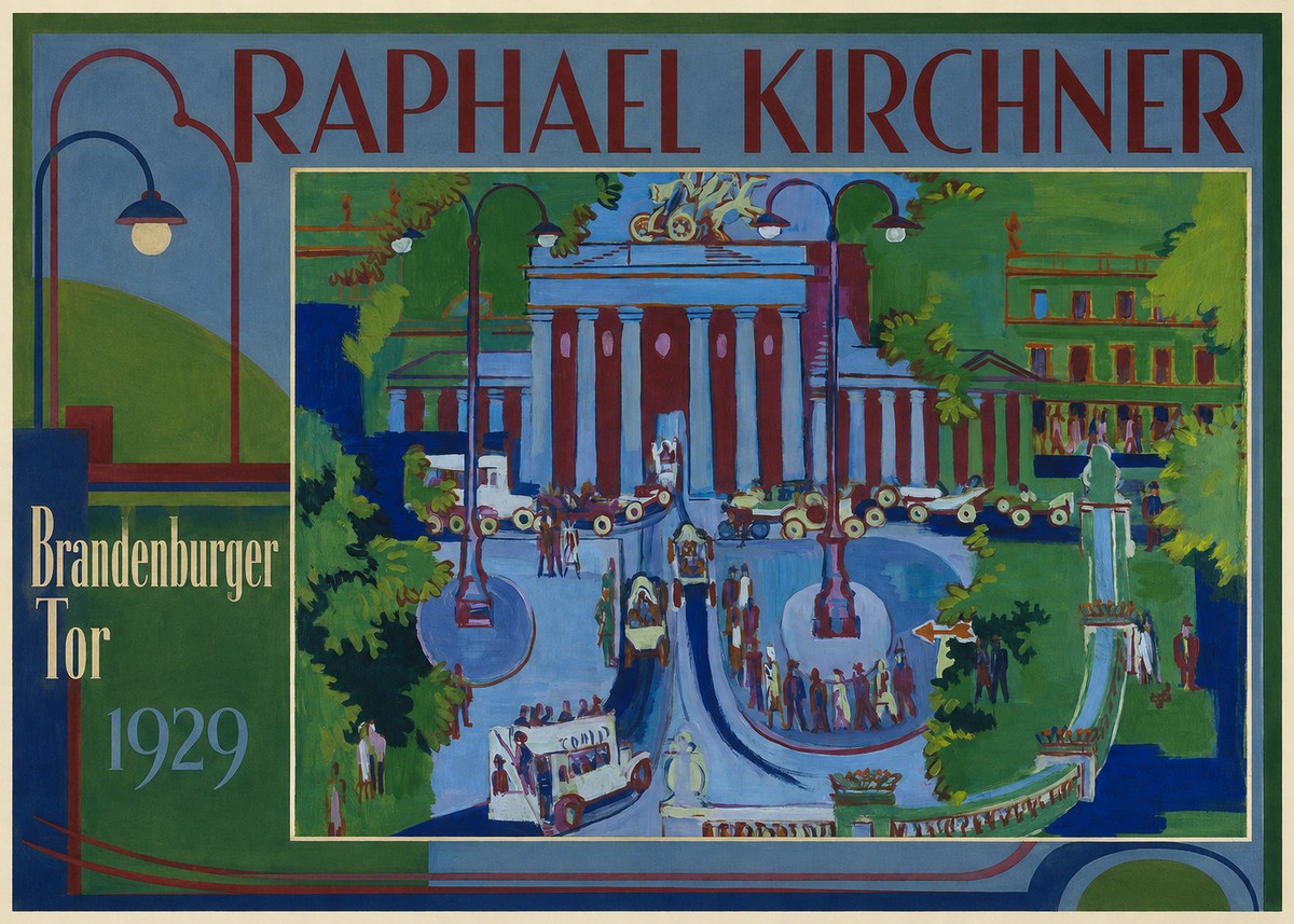 Raphael Kirchner Brandenburger Tor 1929 No1 - Póster