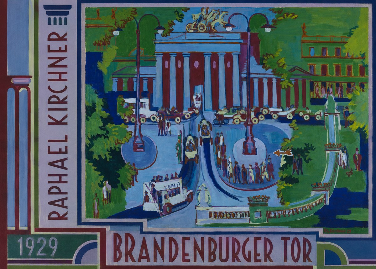 Raphael Kirchner Brandenburger Tor 1929 No6 - Póster