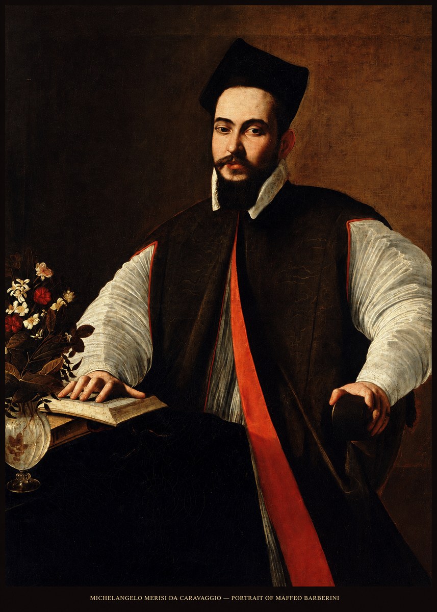 Michelangelo Merisi da Caravaggio Portrait of Maffeo Barberini No5 - Póster