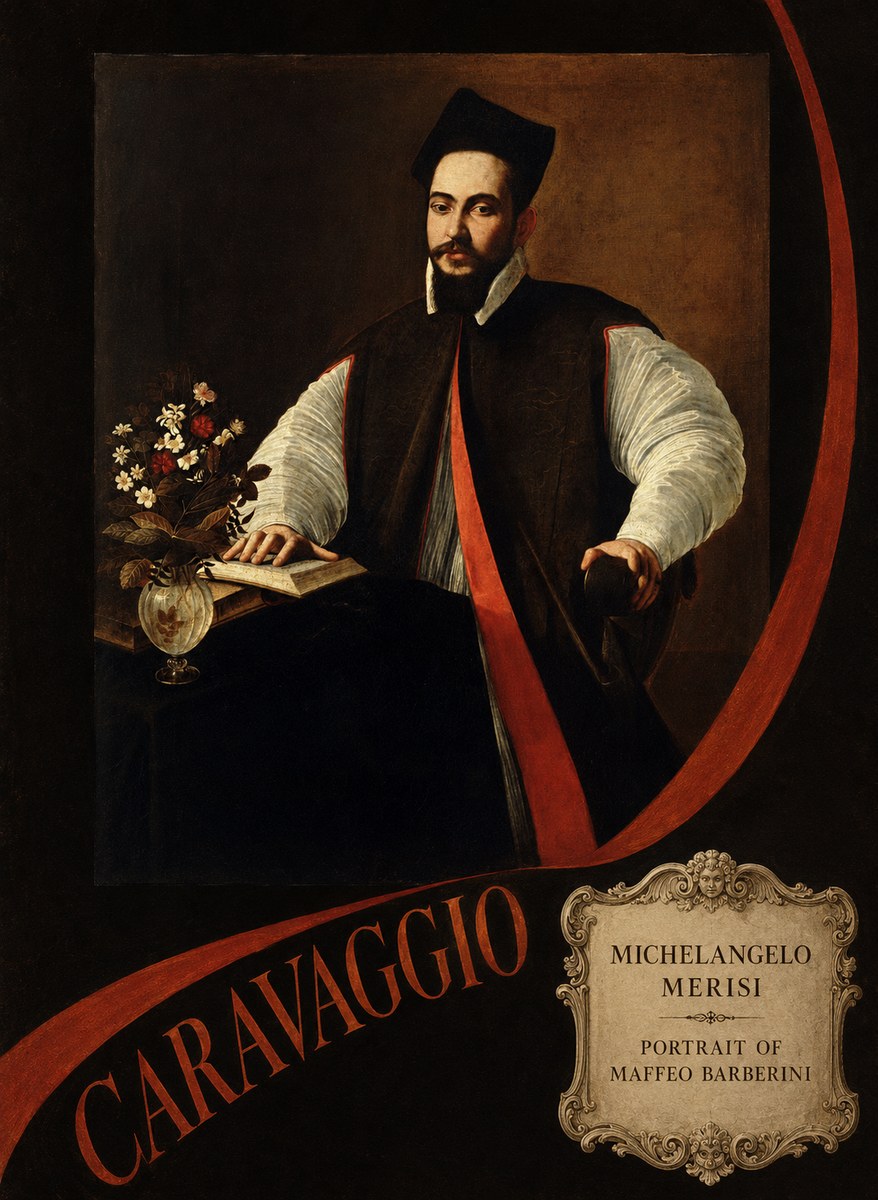 Michelangelo Merisi da Caravaggio Portrait of Maffeo Barberini No6 - Póster