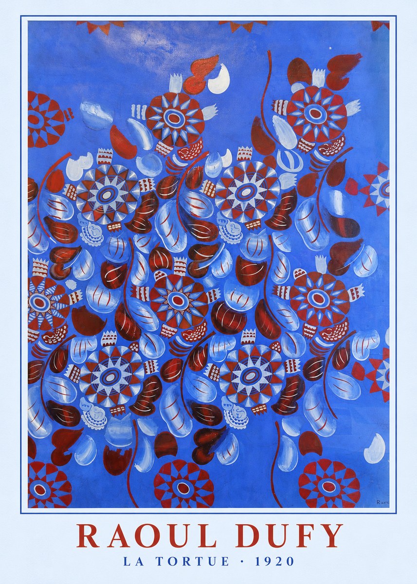 Raoul Dufy La Tortue No2 - Póster