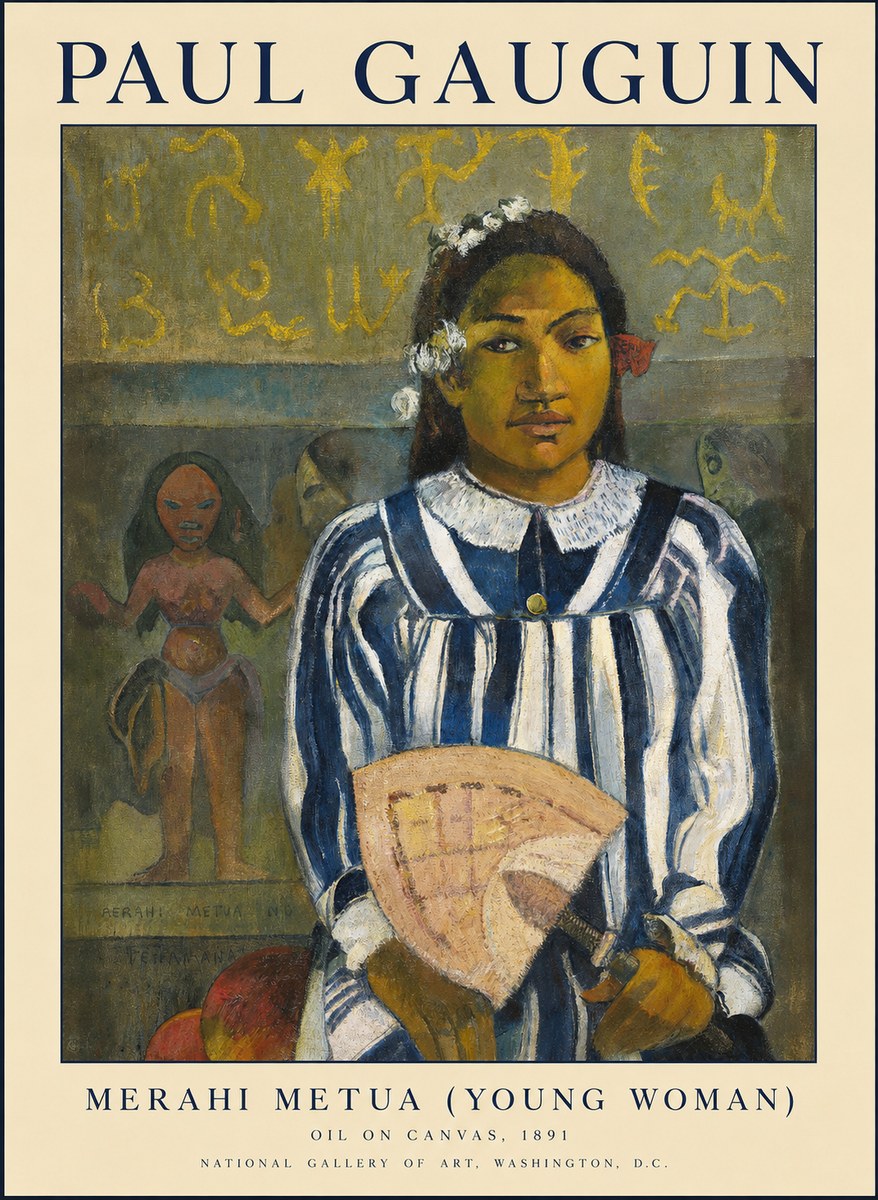 Paul Gauguin Merahi Metua (Young Woman) No1 - Póster