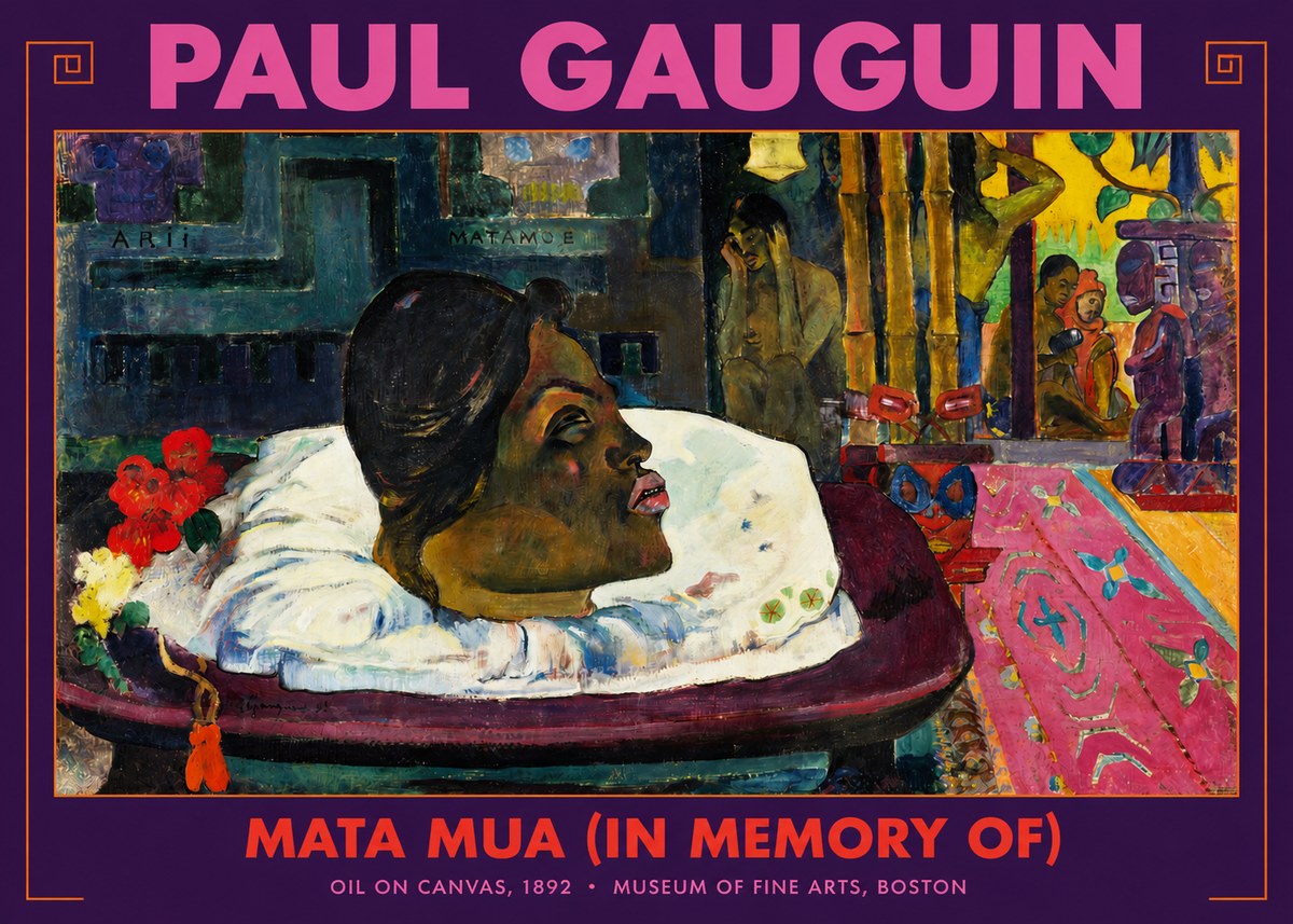 Paul Gauguin Mata Mua (in Memory Of) No2 - Póster