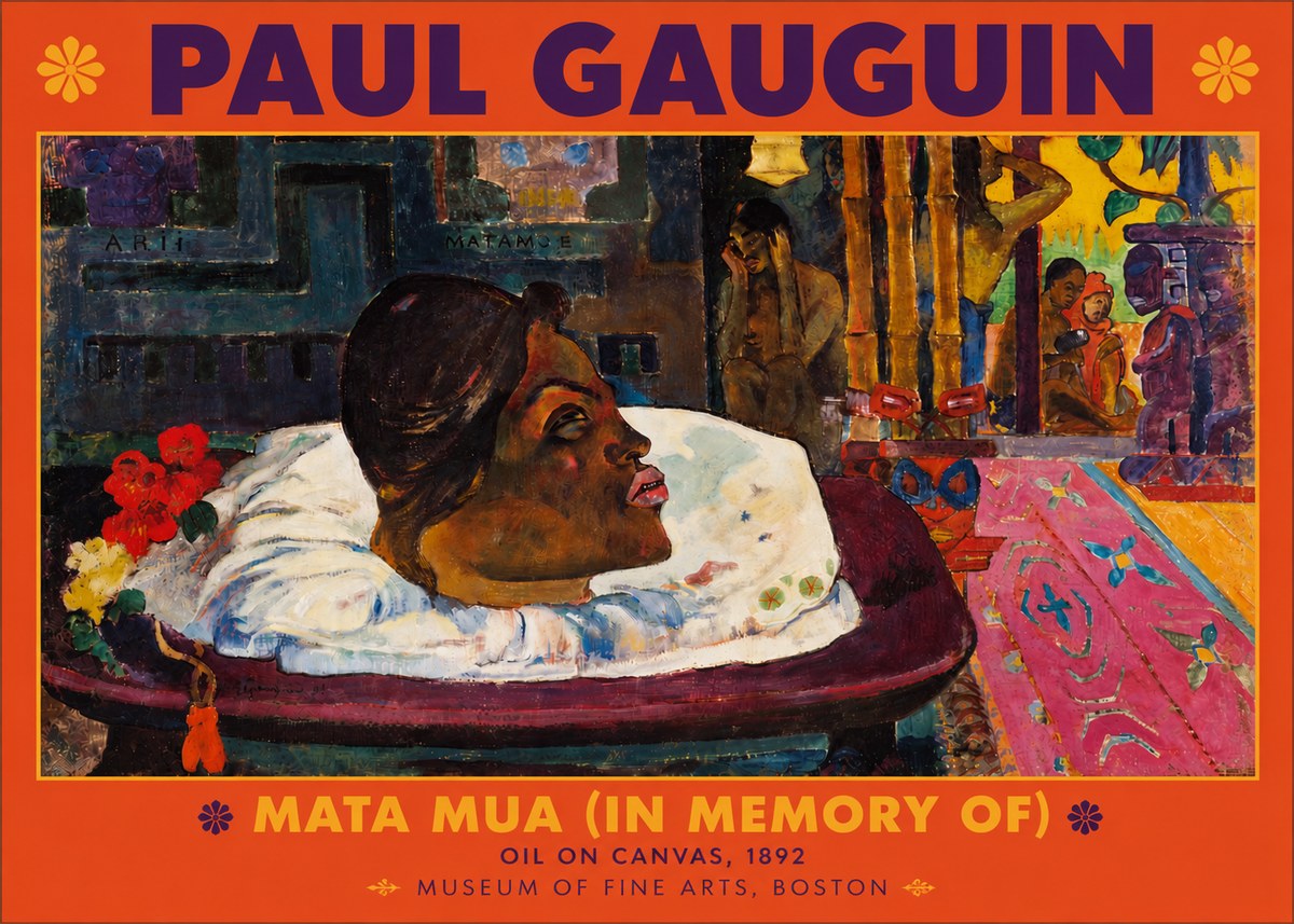 Paul Gauguin Mata Mua (in Memory Of) No4 - Póster