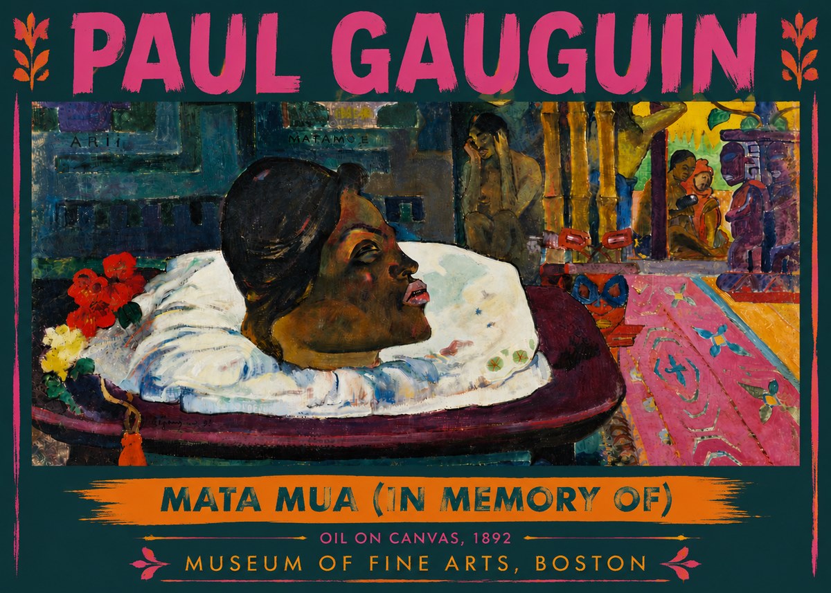Paul Gauguin Mata Mua (in Memory Of) No5 - Póster