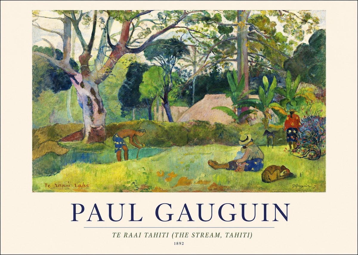 Paul Gauguin Te Ra'ai Rahi (the Great Pond) No2 - Póster
